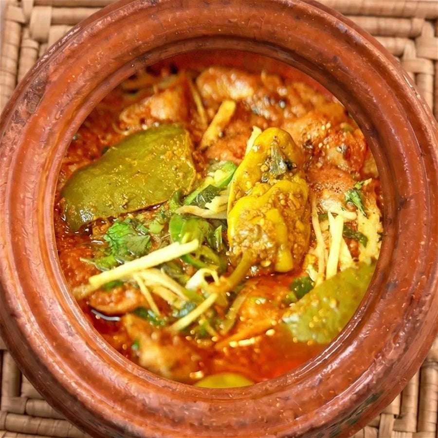 Boneless Chicken Achari Handi (Full)