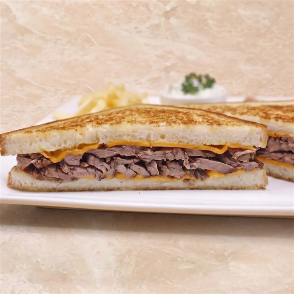 Classic Roast Beef & Cheese Sandwich