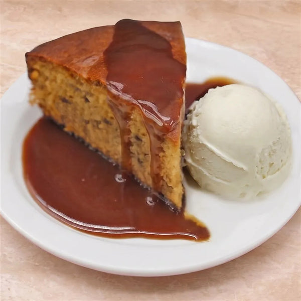 Date Cake with Toffee Sauce