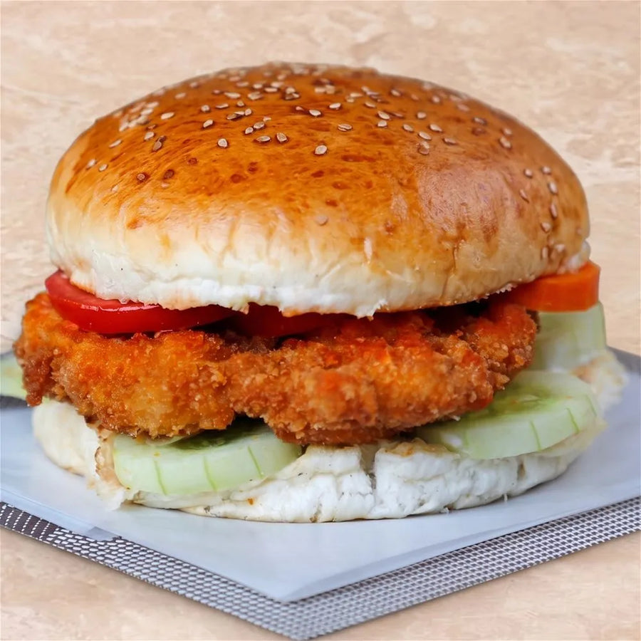 Fried Chicken Breast Burger